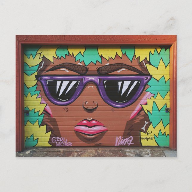 Oakland: Girl Mob Postkarte (Vorderseite)