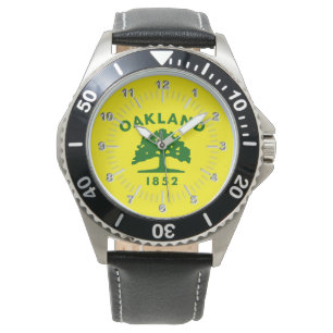 Oakland (Kalifornien) Flagge Armbanduhr
