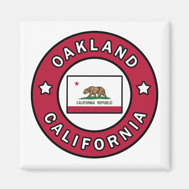 Oakland Kalifornien Magnet (Vorne)