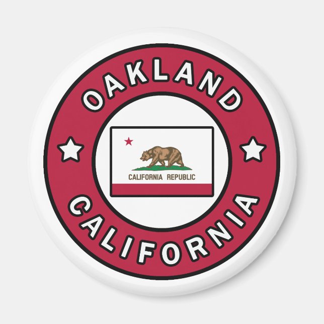 Oakland Kalifornien Magnet (Vorne)