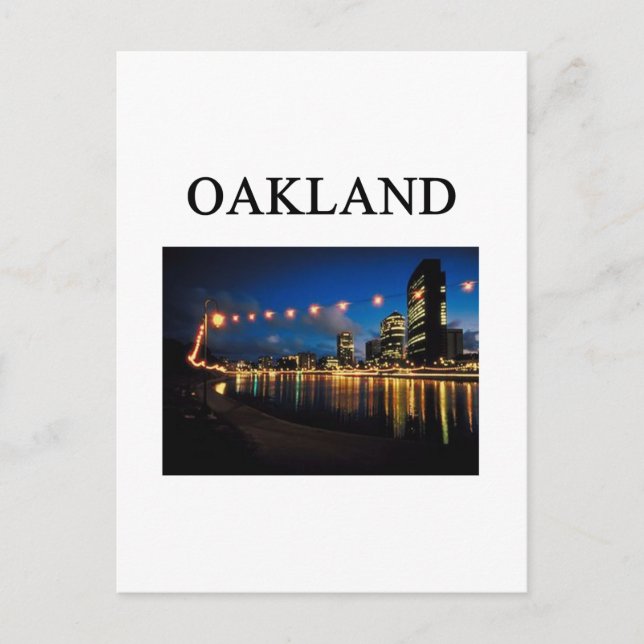 OAKLAND Kalifornien Postkarte (Vorderseite)