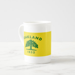 Oakland, kalifornische Flaggen Prozellantasse