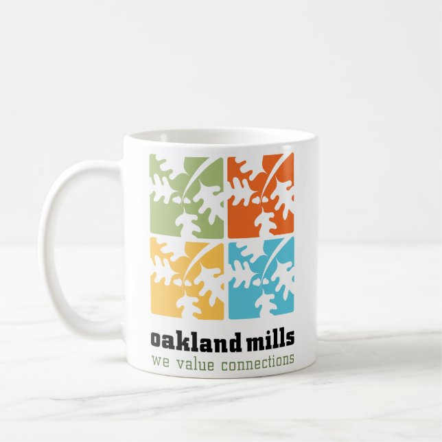Oakland mahlt Tasse (Links)
