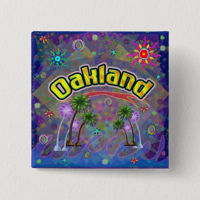 Oakland Noble Voyage Button (Vorderseite)