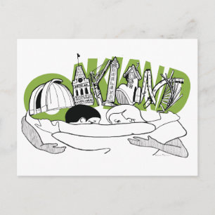 Oakland Postkarte