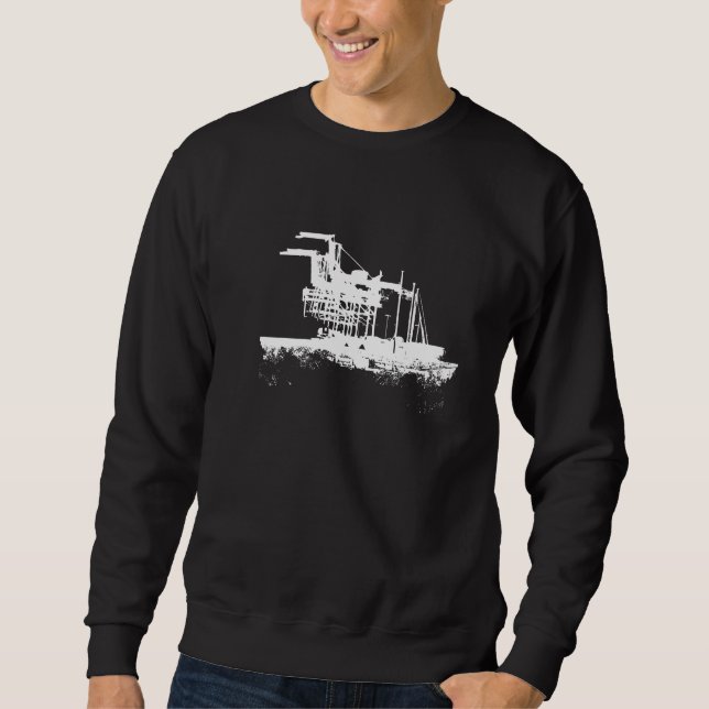 Oakland-Sehenswürdigkeiten, Hafen von Oakland Sweatshirt (Vorderseite)