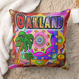 Oakland Tropical Friends Pillow Kissen