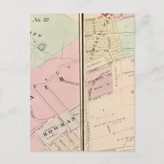 Oakland, Umgebung 1112 Postkarte (Vorderseite)