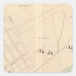 Oakland, Umgebung 14 Quadratischer Aufkleber