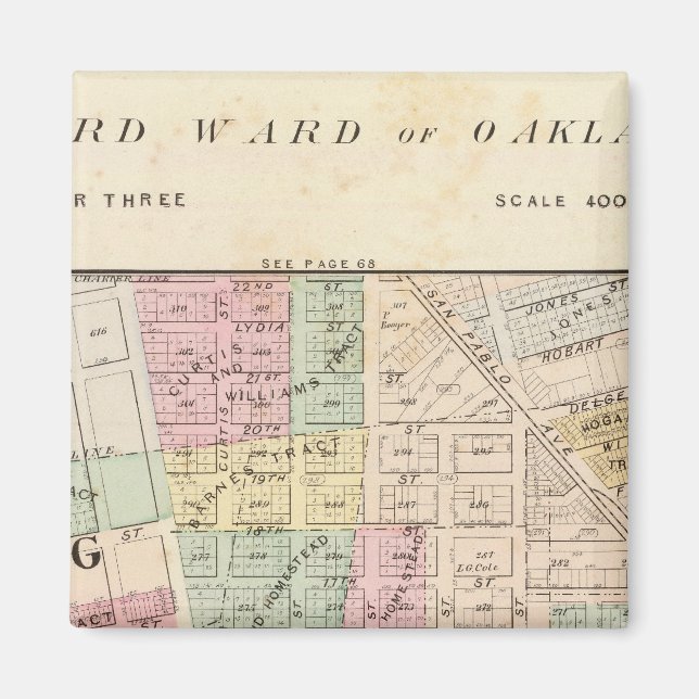 Oakland, Umgebung 3 Magnet (Vorne)