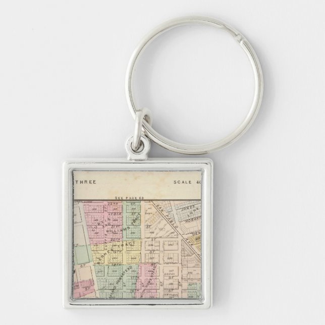 Oakland, Umgebung 3 Schlüsselanhänger (Vorne)