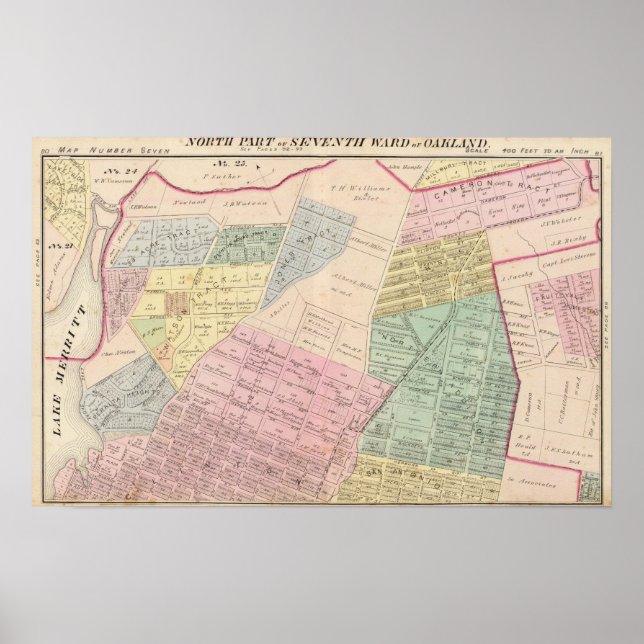 Oakland, Umgebung 7 Poster (Vorne)