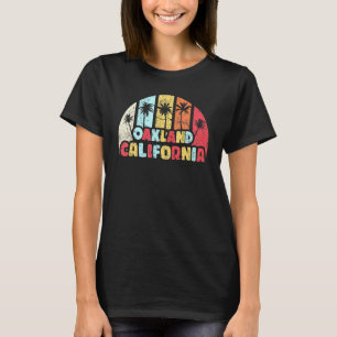 Oakland Vintag California Beach Retro Oakland Sun T-Shirt