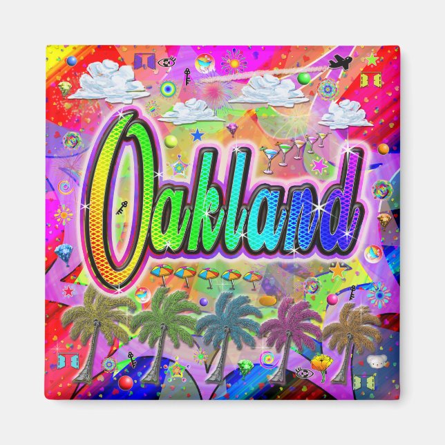 Oakland Vista Express Magnet (Vorne)