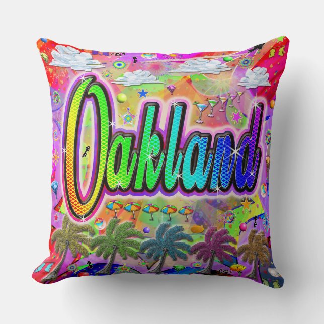 Oakland Vista Express Pillow Kissen (Vorderseite)