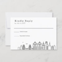 Oakland Wedding | Stilisierte Skyline-UAWG