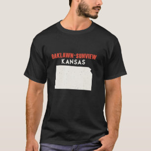 Oaklawn Sunview Kansas USA Staat America Travel Ka T-Shirt