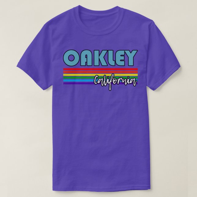 Oakley California Pride Oakley LGBT Geschenk LGBTQ T-Shirt (Design vorne)