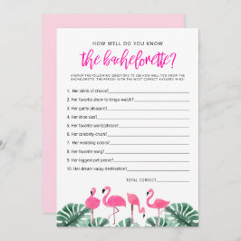 OAKLEY Flamingo Hot Pink Wie gut kennen Sie Spiel Einladung