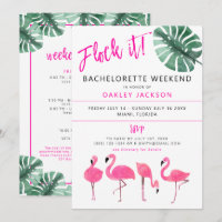 OAKLEY Flock! Flamingo Tropical Bachelorette in