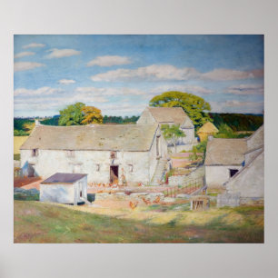 Oakridge Farm - Später Sommer (1933) William Rothe Poster