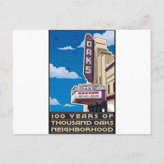 Oaks Theater auf der Solano Avenue in Berkeley, CA Postkarte
