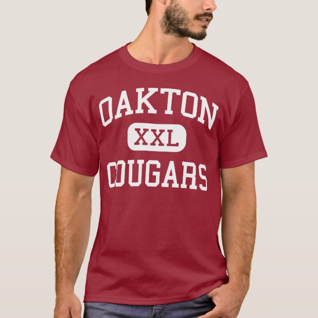 Oakton - Pumas - Highschool - Oakton Virginia T-Shirt (Vorderseite)