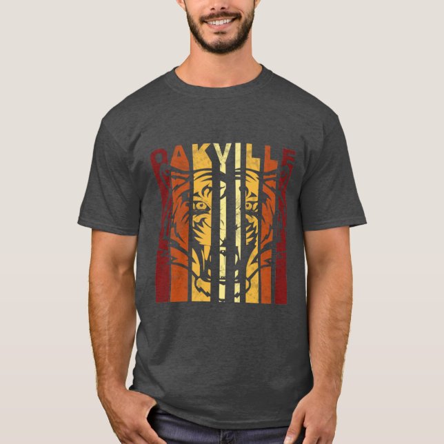 Oakville Retro Tiger T-Shirt (Vorderseite)