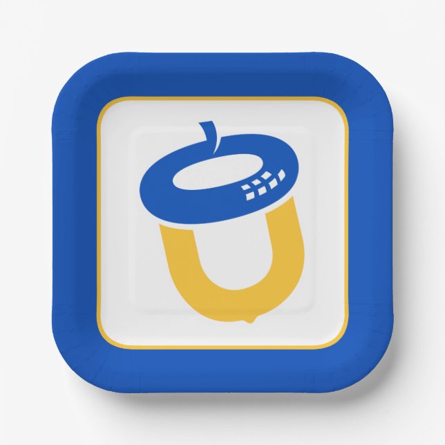 Oakwood Universität Pappteller (Vorderseite)