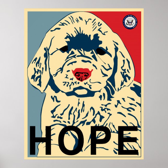 Oama erster Welpe - Hoffnung Poster (Vorne)