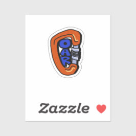 OAR Carabiner Sticker