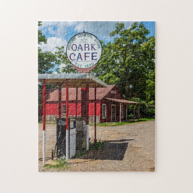 Oark Gas Pumps Jigsaw Puzzle (Vertikal)
