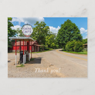 Oark Gas Station Postkarte