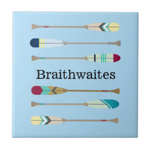 Oars im Vintagen Stil Fliese