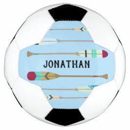 Oars im Vintagen Stil Fußball