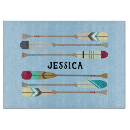 Oars im Vintagen Stil Schneidebrett