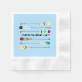 Oars im Vintagen Stil Serviette