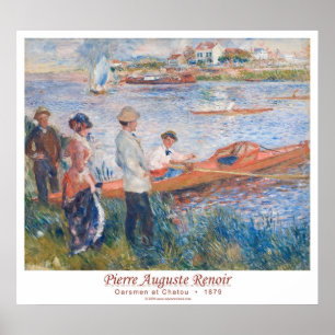 Oarsmen bei Chatou  •  1879 Poster