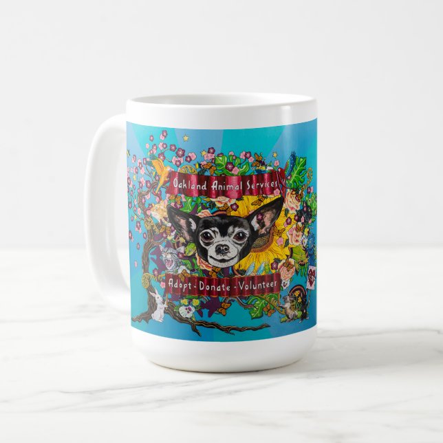 OAS Chihuahua-Wandkaffee-Tasse Tasse (Vorderseite Links)