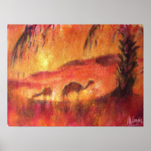 Oase in Sahara Poster