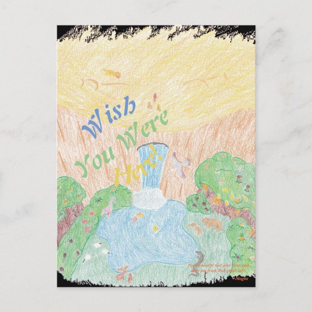 Oase Postkarte (Vorderseite)