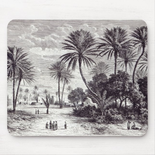 Oase von Gafsa: Tunis Mousepad (Vorne)