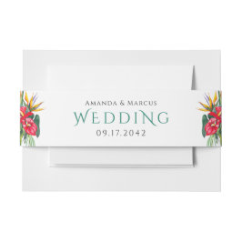 Oasen der tropischen Blume Einladungsbanderole