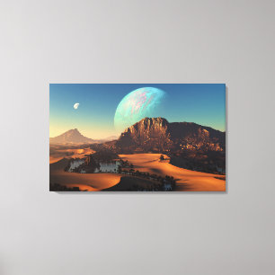 Oasia (Triptych) Leinwanddruck