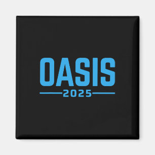 Oasis 2025 Urlaub Kalifornien Ca Vintage Retro So Magnet