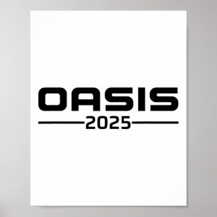 Oasis 2025 Urlaub Kalifornien Ca Vintage Retro So Poster