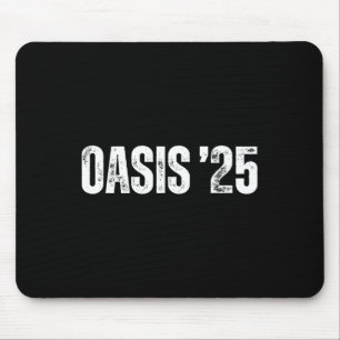 Oasis 25 2025 Urlaub Kalifornien Vintage Retro So Mousepad
