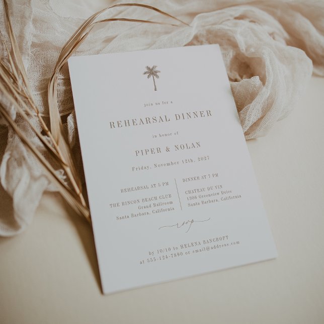 OASIS Beach Hochzeit Probe Dinner Ankündigung (Von Creator hochgeladen)