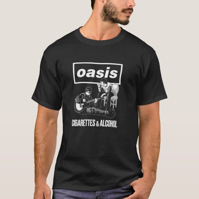 Oasis Cigarettes And Alcohol  T-Shirt (Vorderseite)