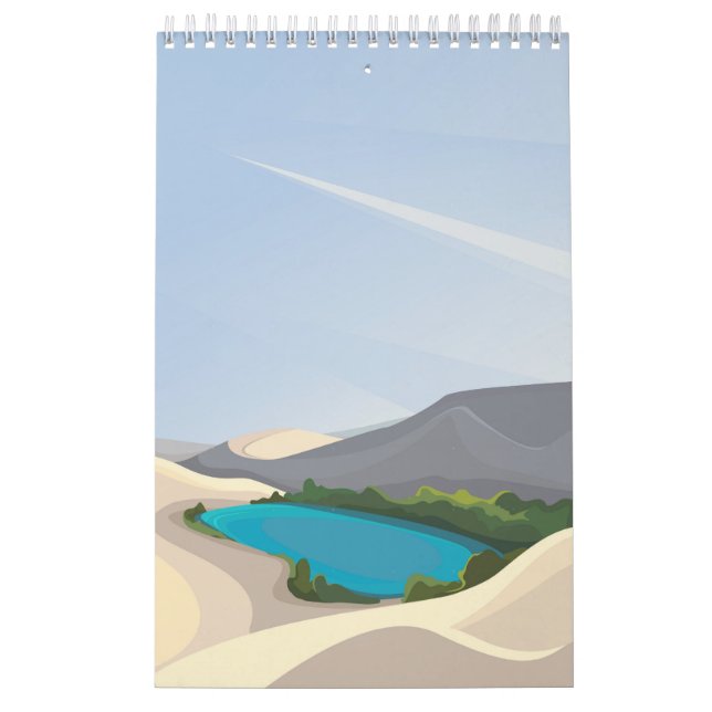 Oasis Landschaften Kalender (Titelbild)